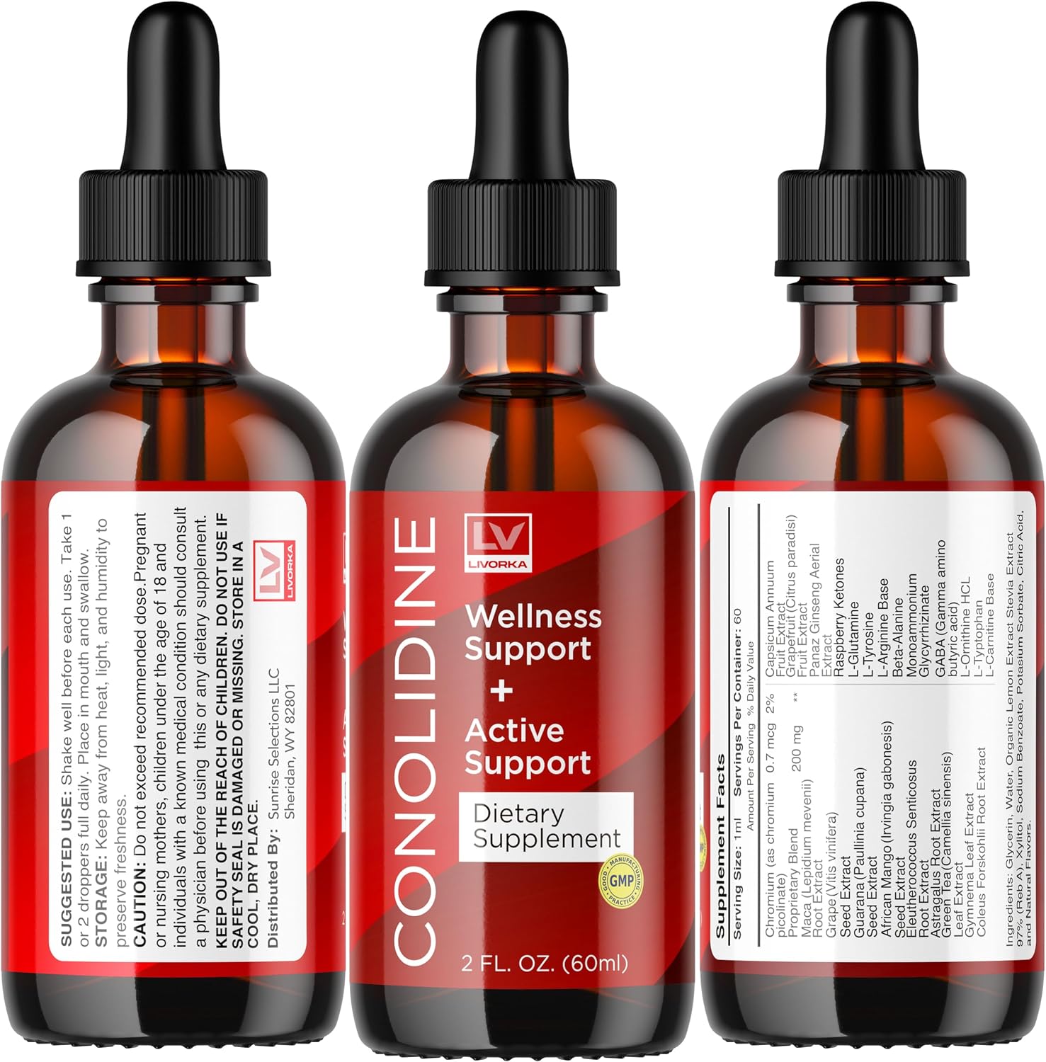 Conolidine Drops - Complemento Alimenticio en Gotas