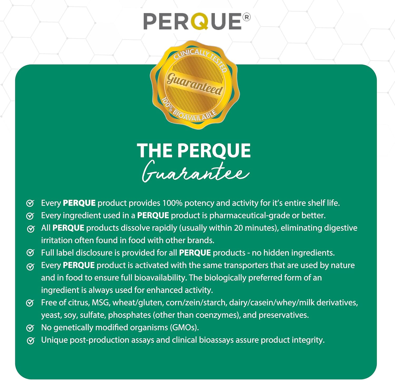 Perque Potent C Guard 1000 mg, 100 Tabsules