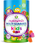 Nutracelle NUTRAMIN Multivitamínico para Niños - Sin Azúcar, Sin Alérgenos, 100% Vegano - 90 Gominolas