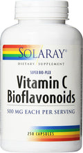 Solaray C Super Bio-Plex - 250 Comprimidos