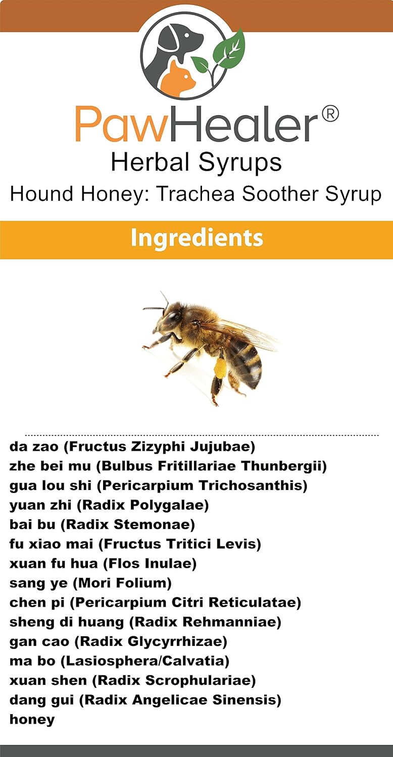 Trachea Soother Pack - Jarabe y Polvo Herbal para Perros - Complemento Respiratorio Natural
