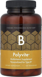 Polyvite B - Multivitamínico Personalizado para el Tipo de Sangre B (120 cápsulas)