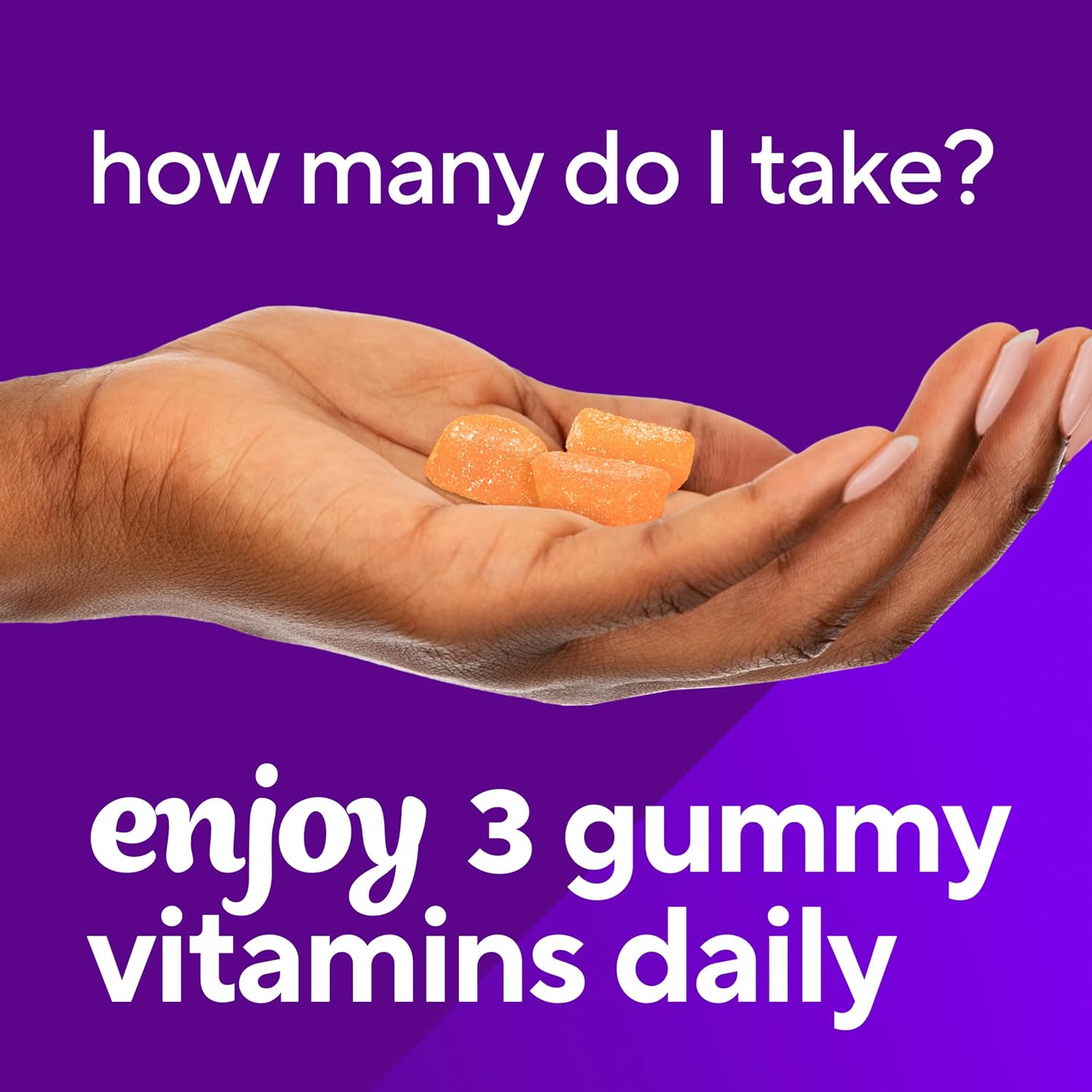 Vitafusion Power C Gummy Vitamina C - 63 Gomitas (21 Días) Sabor Naranja
