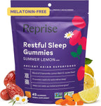 Reprise Jujube Seeds in Daily Gummies, 300 mg Full-Spectrum Jujube Seeds, Vegan, Gelatin Free, Peach Flavored, 40 Gummies