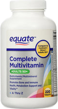 Equate Multivitamínico para Adultos 50+ - 220 Comprimidos