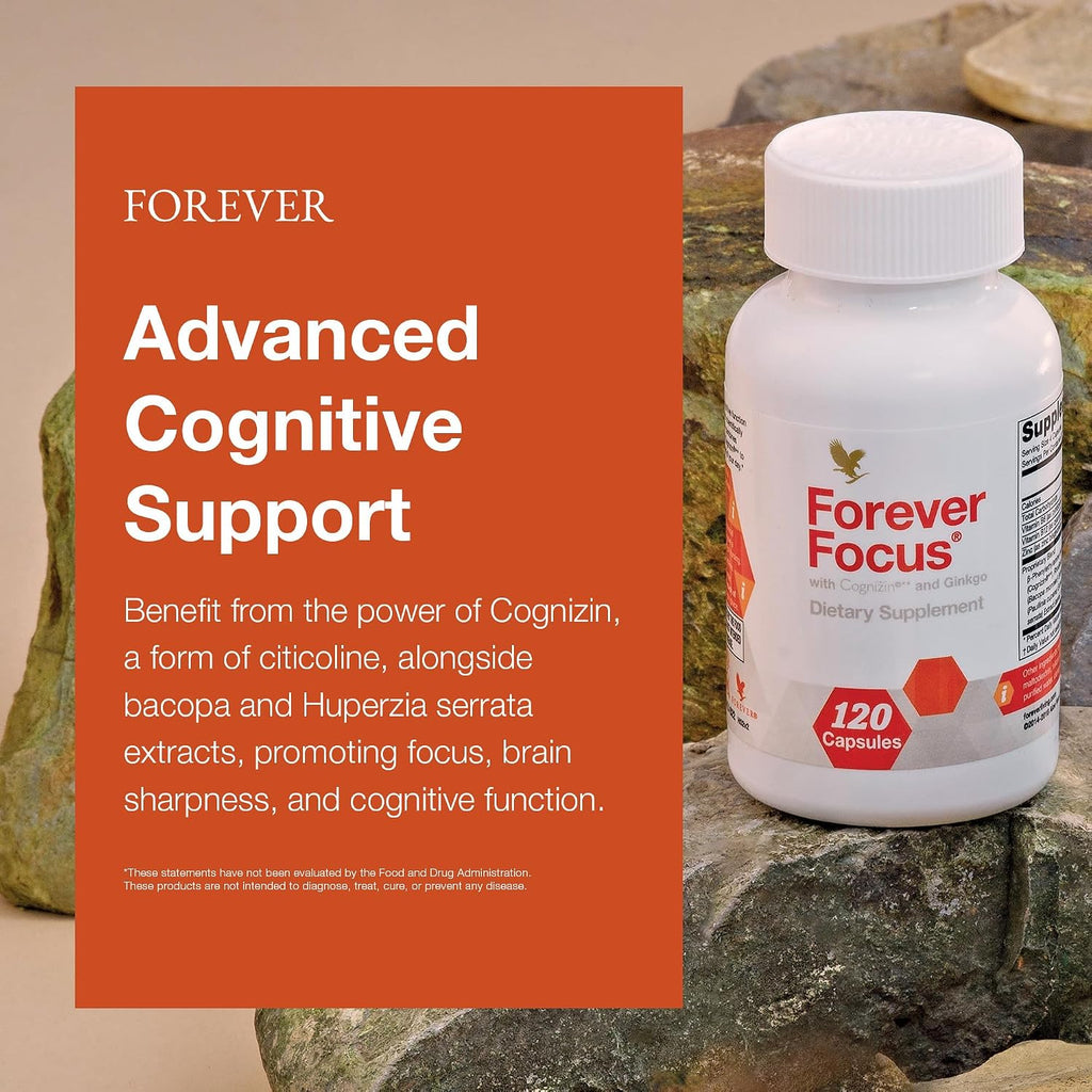 Forever Focus - 120 Cápsulas - Claridad Mental y Concentración