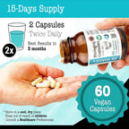 DR WAKDE's Bhringraj - Eclipta Alba Capsules - Hair & Liver Support - 60 Vegan Capsules