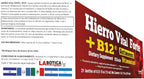 HIERRO VITAL Forte + B12 Antianémico, 21 comprimidos