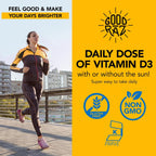 Good Raz Vitamina D3 Gotas para Adultos - Suministro para 4 Meses - Vitamina D Líquida Hidrosoluble, No GMO, Kosher