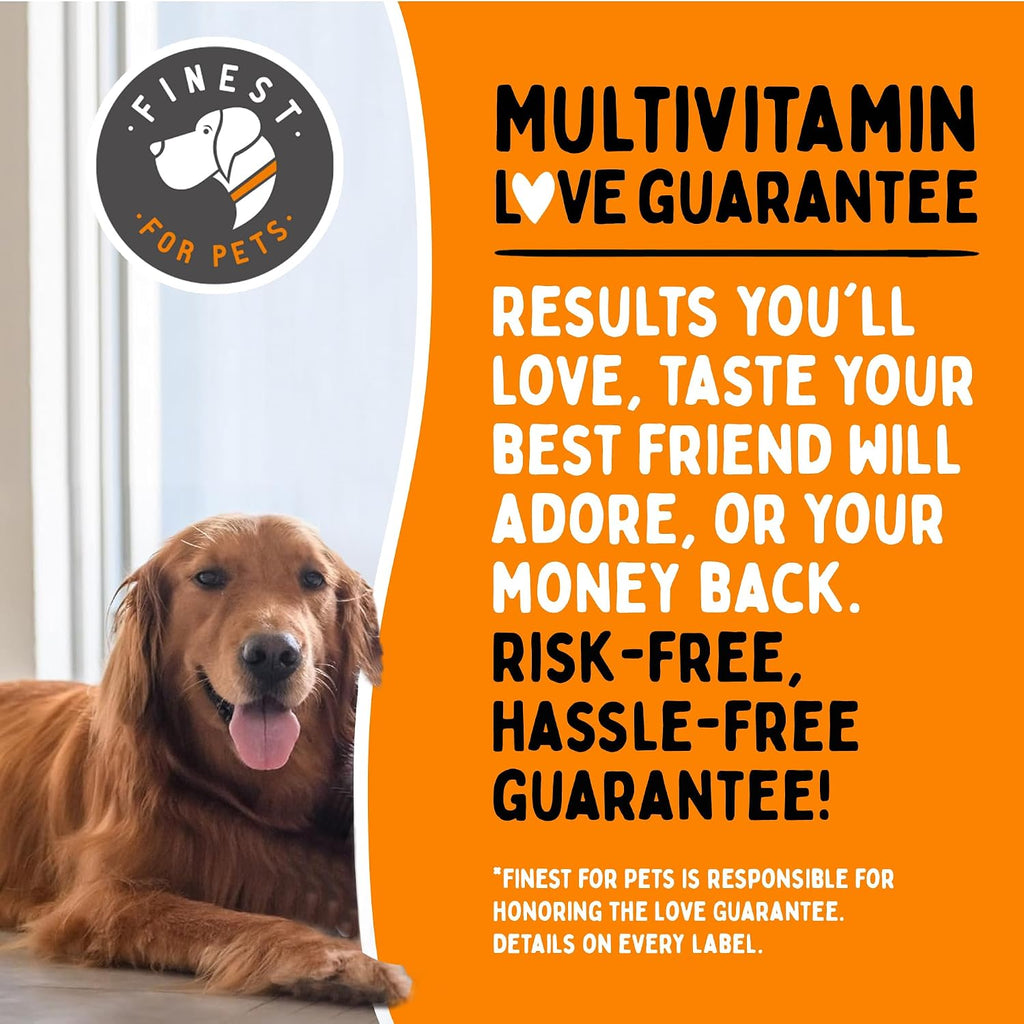 Multivitamínico para Perros 10 en 1 con Omega Fish Oil y Glucosamina – 120 Masticables