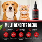 Vitamina B12 para Perros y Gatos - Suplemento Líquido de Metilcobalamina - Apoya Energía, Función Nerviosa y Apetito - Absorción Rápida - Fácil de Administrar