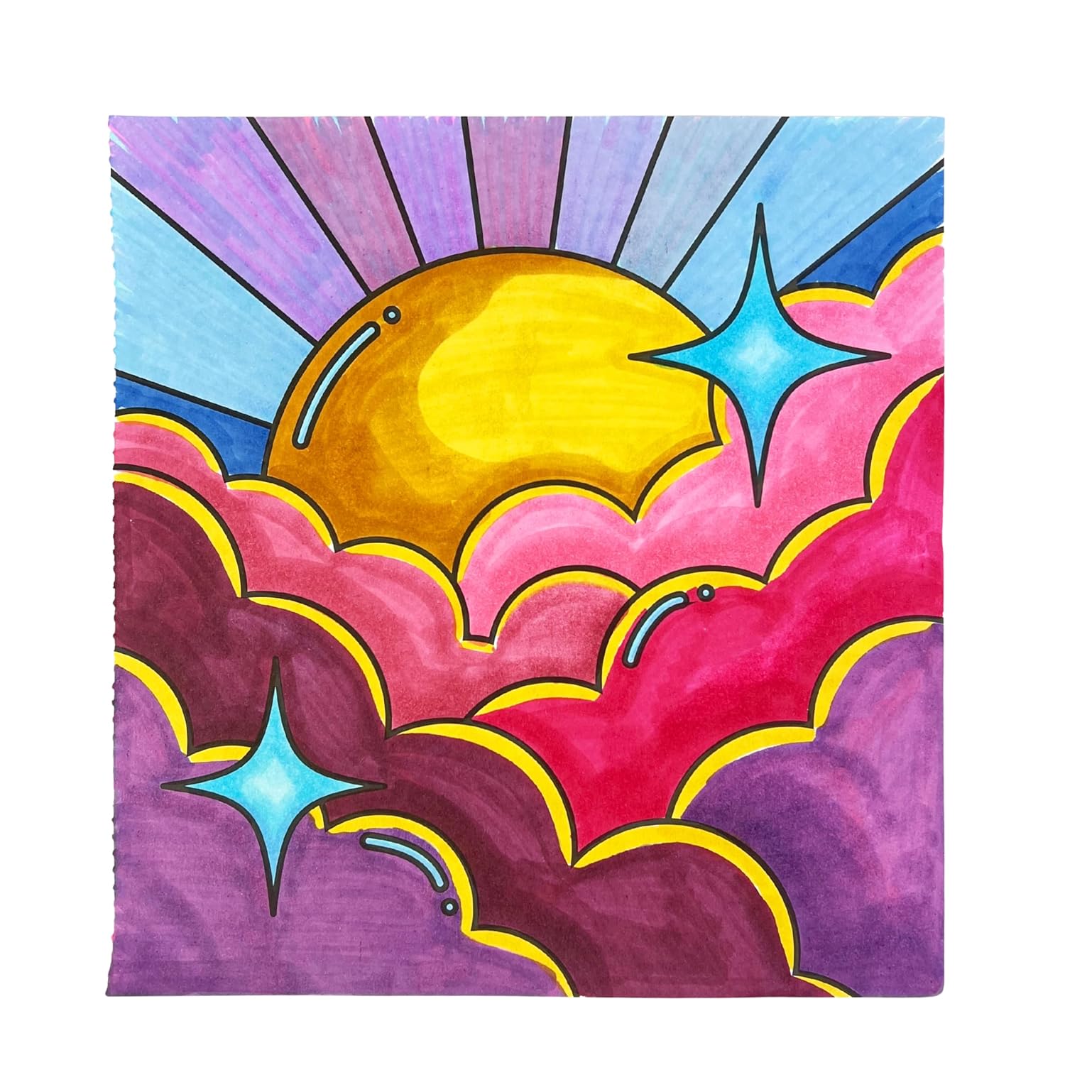Cozy Coloring Good Vibes: Más de 50 Páginas Fáciles con Perforaciones para Colorear