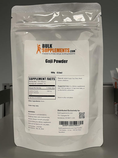 BulkSupplements Polvo de Bayas de Goji - – Repostería: incorpóralo en masas de pan, galletas o magdalenas para – Image 2