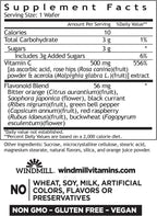 Windmill Vitamina C 500 mg con Escaramujo y Bioflavonoides - 50 Comprimidos Masticables