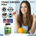 Tonic Greens Max – Suplemento de Apoyo Inmunológico Extra Fuerte, 60 Cápsulas