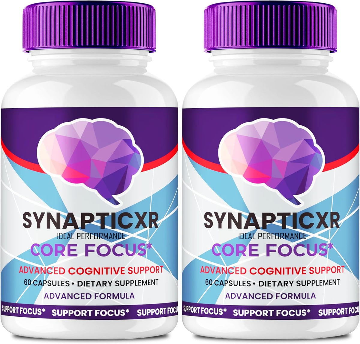 Synaptic XR Supplement Capsules - SynapticXR Pills - Nerve Health Support Advanced Formula - Maximum Strength - (2 Pack) – Image 1