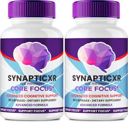 Synaptic XR Supplement Capsules - SynapticXR Pills - Nerve Health Support Advanced Formula - Maximum Strength - (2 Pack) – Image 1