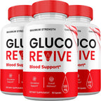 GlucoRevive Cápsulas (3 Pack) - Fórmula Avanzada Natural