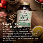 Heart & Soil – Suplemento de biotina y órganos de vaca para cabello, piel y uñas – 180 cápsulas
