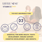 Baby Vitamin D3 Drops 400 UI – Gotas de Vitamina D3 para Bebés