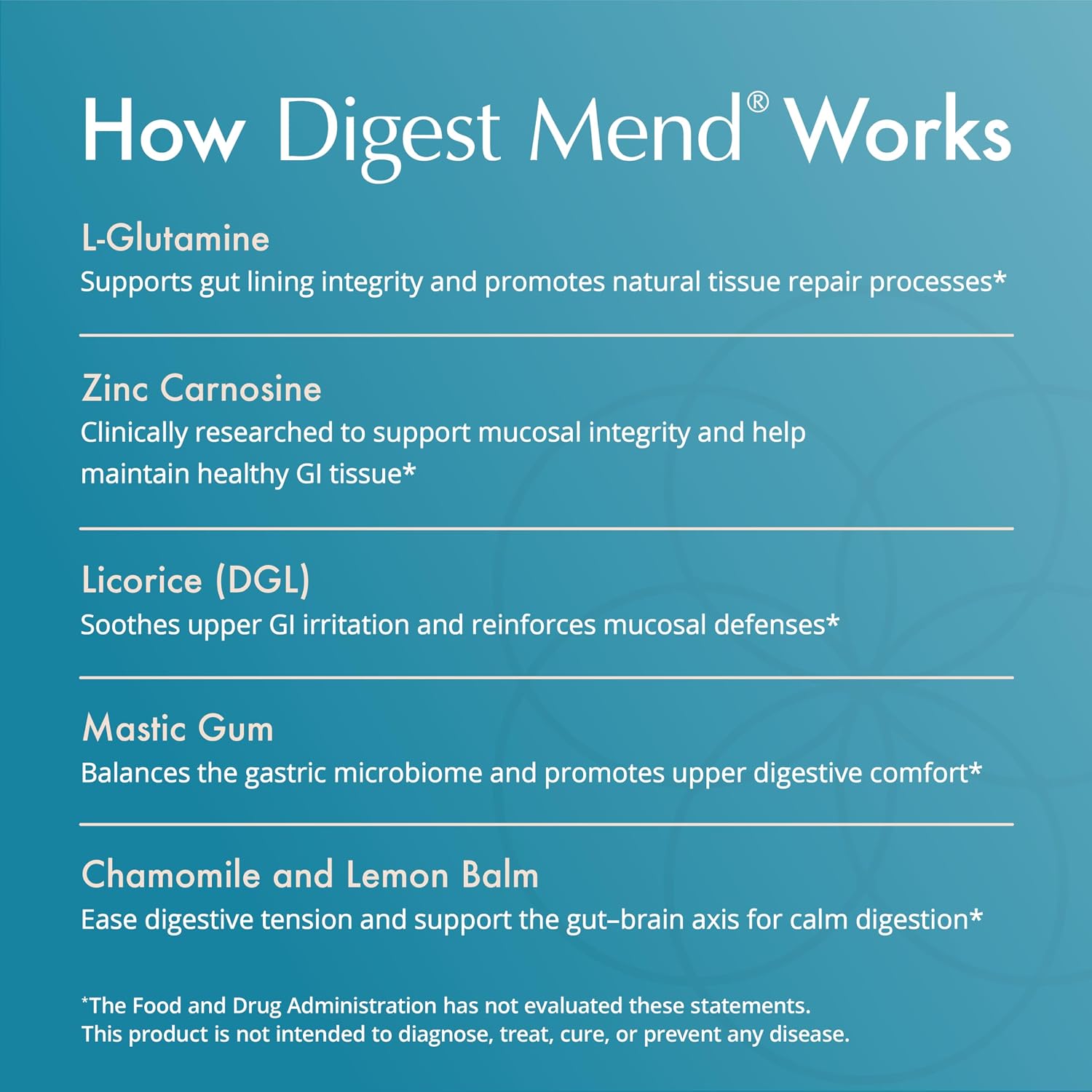Nat Health Products Digest Mend - Apoyo Digestivo con DGL, Aloe Vera, Malvavisco y Manzanilla (180 Cápsulas)