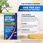 Osteo Bi-Flex One Per Day Inflammatory Response CurQfen, Suplemento para Articulaciones, 30 Cápsulas
