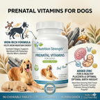 Nutrition Strength Vitaminas Prenatales para Perros - 90 Comprimidos Masticables