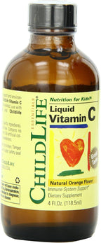 Child Life Vitamina C Líquida Sabor Naranja – 2 Botellas de 118 ml