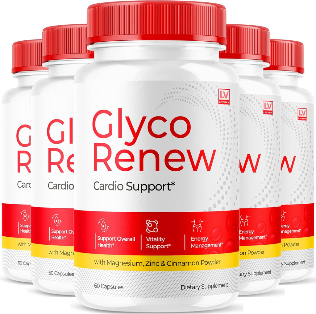 Glyco Renew Cápsulas (5 Paquete) - 150 Cápsulas para 5 Meses