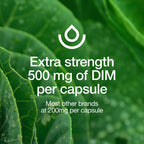 DIM Supplement 500mg - Diindolylmethane – Vegano, Non-GMO, Sin Gluten - 90 Cápsulas