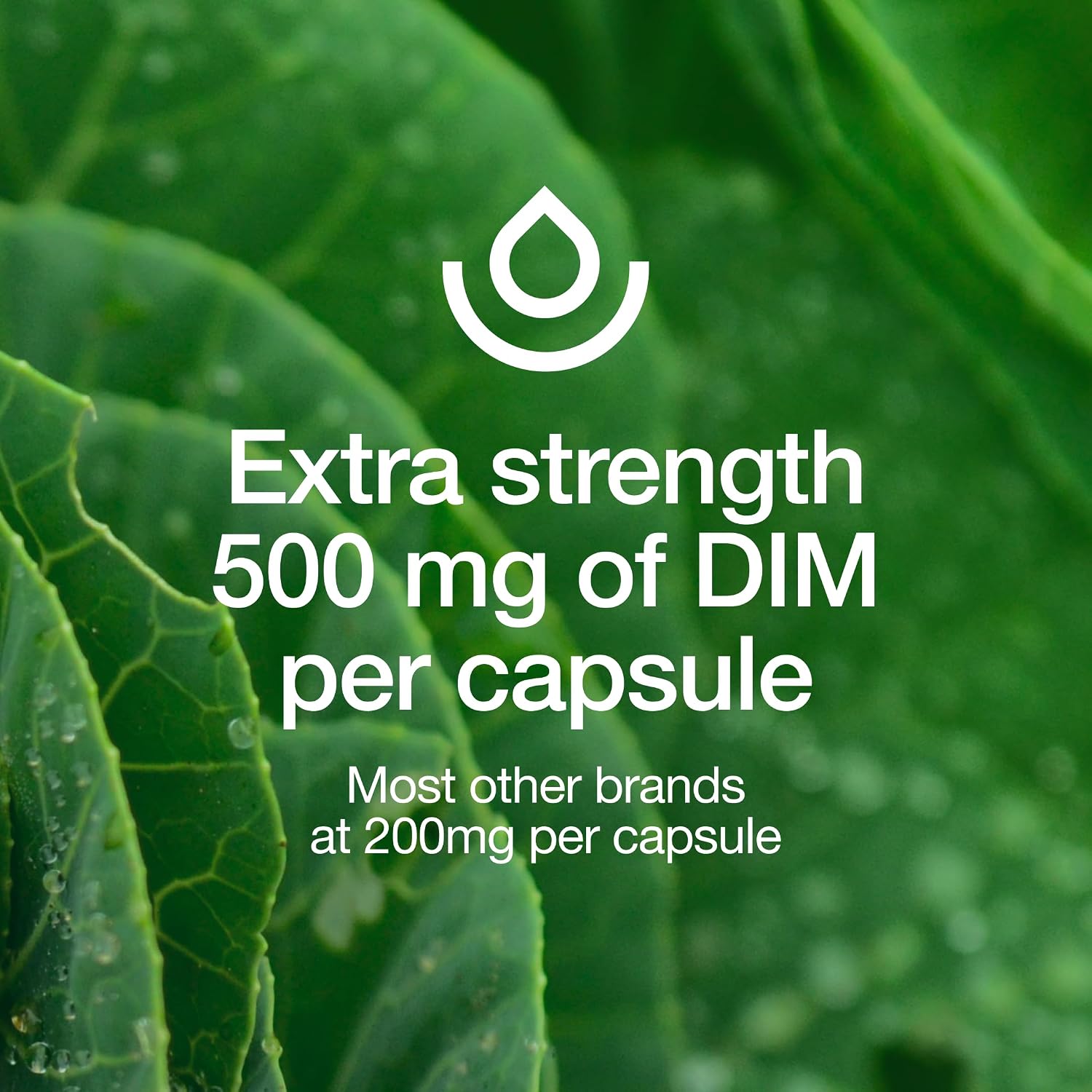 DIM Supplement 500mg - Diindolylmethane – Vegano, Non-GMO, Sin Gluten - 90 Cápsulas