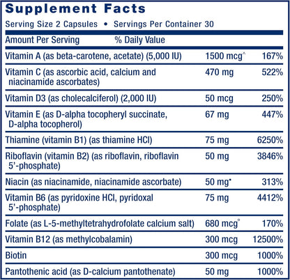 Life Extension Two-Per-Day Multivitamin - 60 – Vitamina D: Ayuda al mantenimiento de los huesos en condiciones – Image 6