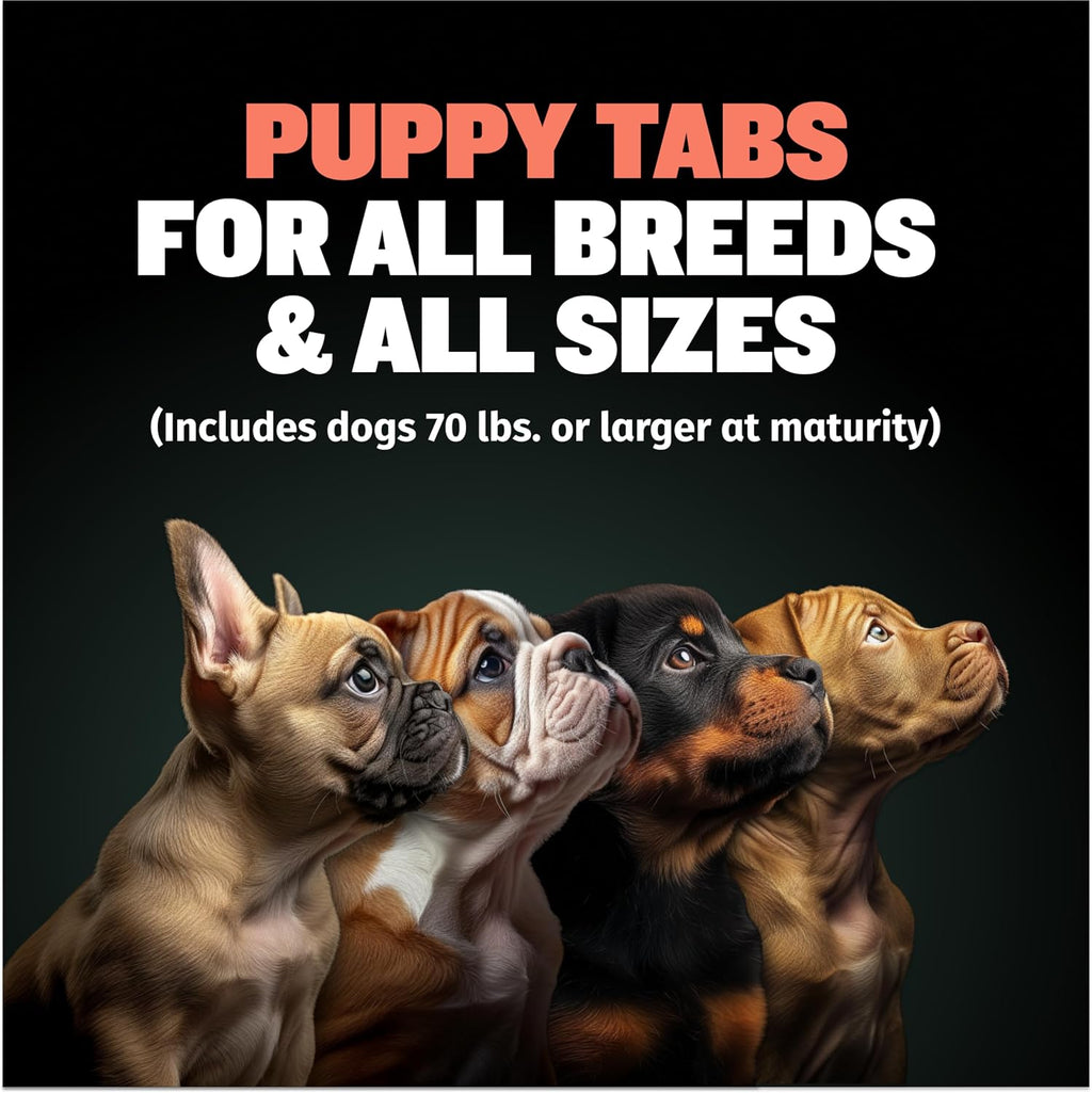 Bully Max 2 en 1 Vitaminas para Cachorros - 30 Comprimidos Masticables