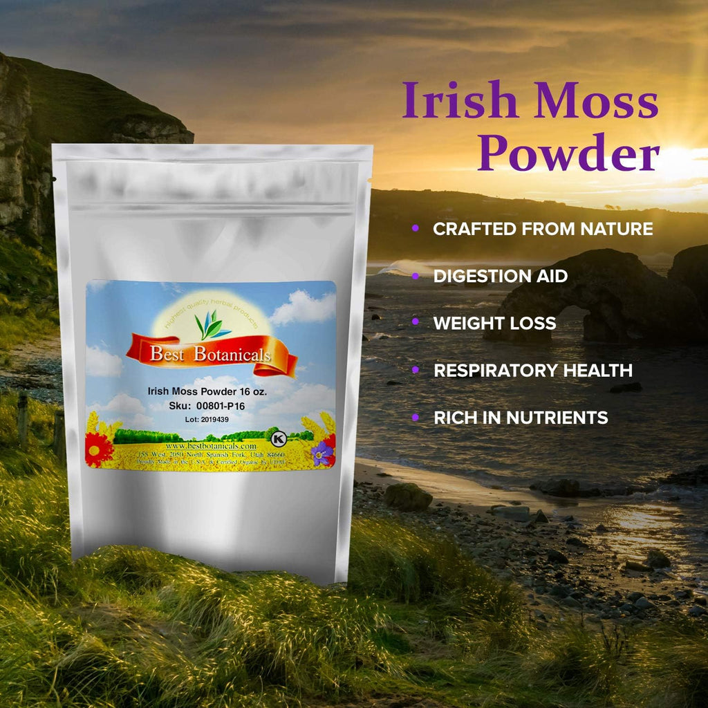 Best Botanicals Irish Moss Powder 16 oz.
