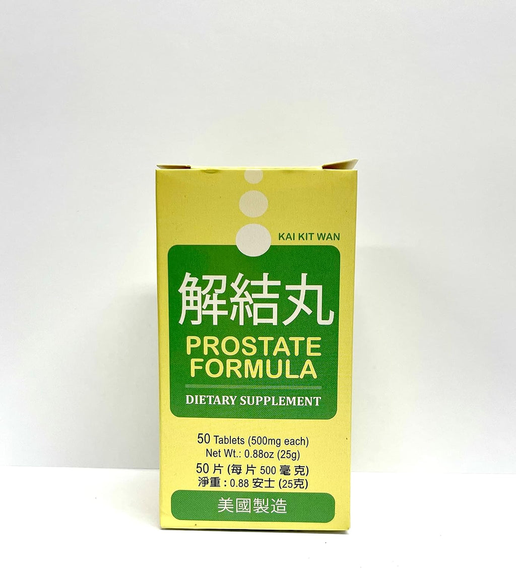 Prostate Formula - Kai Kit Wan Suplemento Herbal para la Salud de la Próstata, 50 Comprimidos de 500 mg