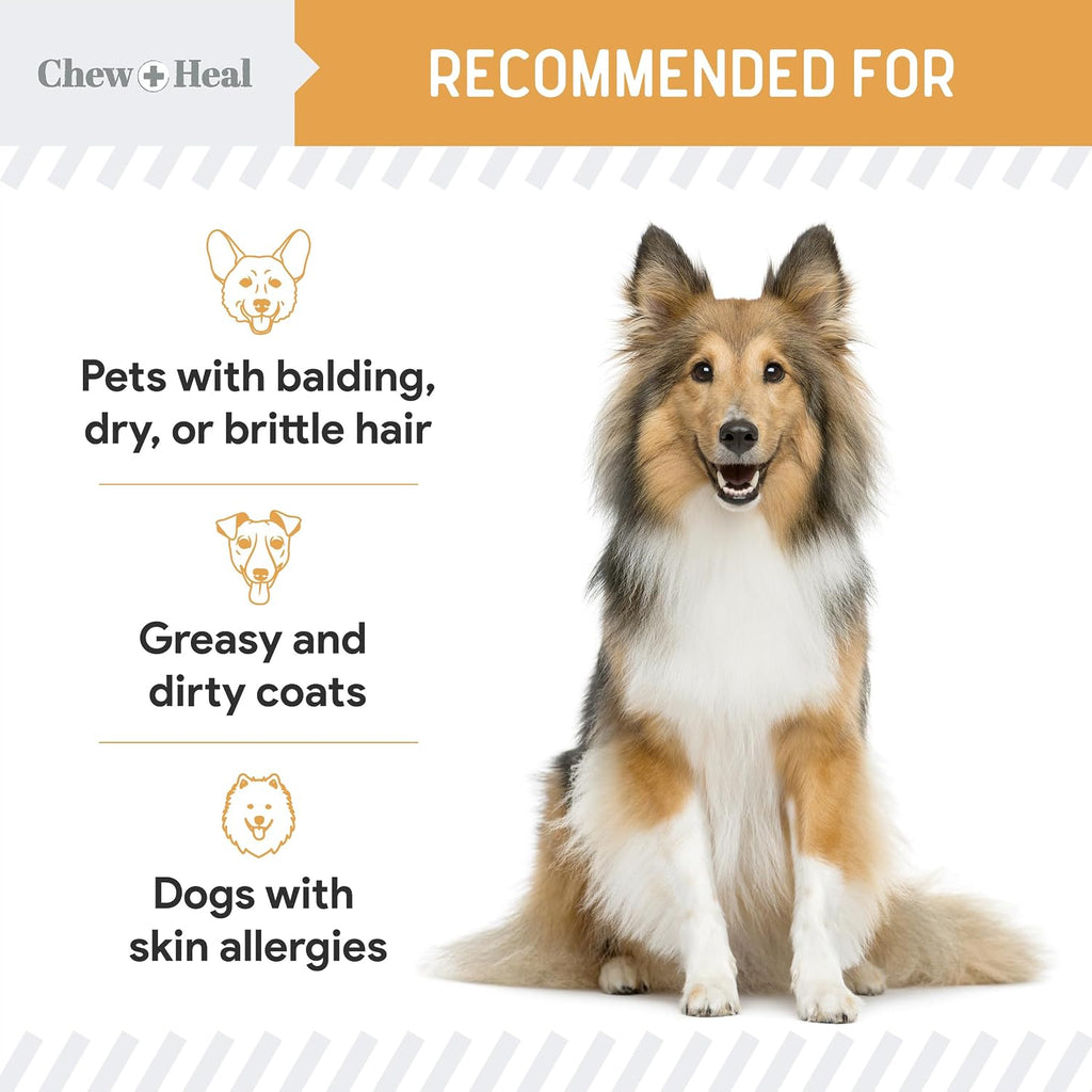 Aceite de Salmón para Perros – 60 Golosinas Soft Chew Omega