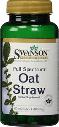 Swanson Avena Silvestre de Espectro Completo 400 mg 60 Cápsulas