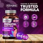 Built by Nature Vitaminas Prenatales para Mujeres, 240 Cápsulas Blandas
