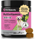 Pet Honesty Multivitamínico Máxima Potencia para Perros con Glucosamina y Probióticos, 90 Comprimidos Sabor Salmón