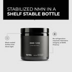 Toniiq NMN Supplement 1200mg - 60 Cápsulas de Nicotinamida Mononucleótido Puro al 98%