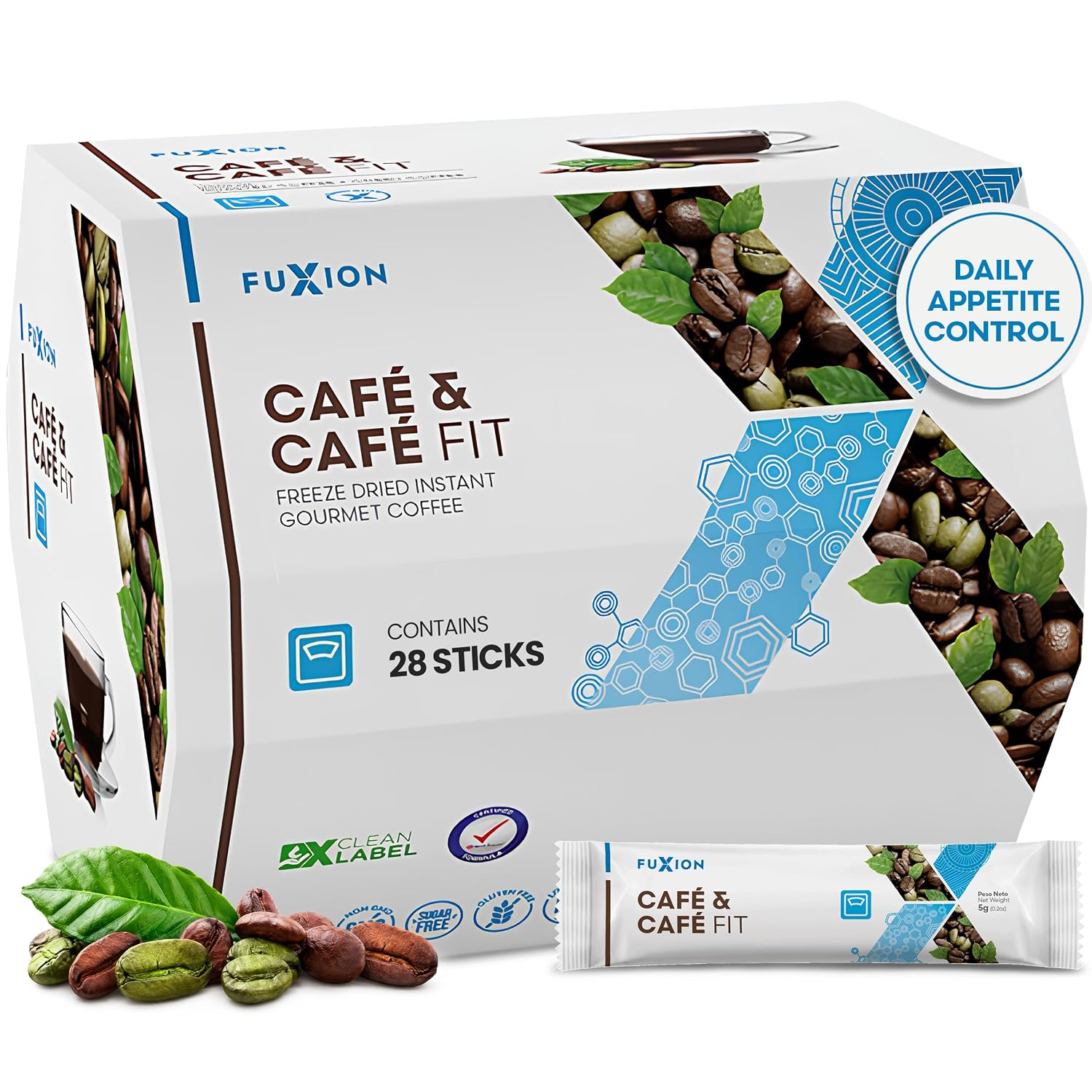 FuXion Café Fit - Café Gourmet para Control de Apetito y Metabolismo