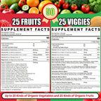 Super Greens Gummies - Complemento Diario de Superalimentos Verdes con Espirulina, Chlorella, Probióticos y Vitaminas, 120 Gominolas