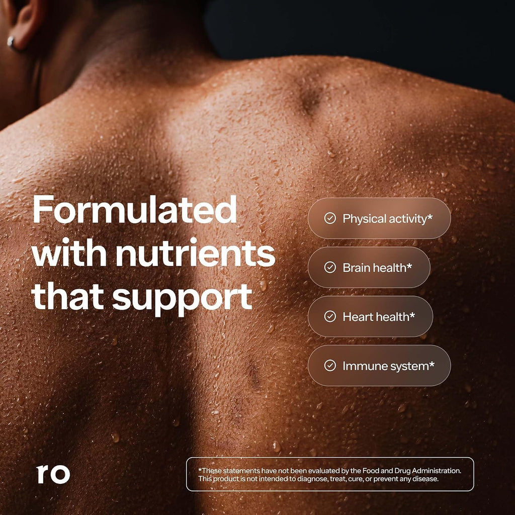 Ro Daily Multivitamínico para Hombres | 23 Nutrientes Esenciales | 60 Comprimidos