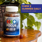 Focus Multivitamin Gummies - 90 Gominolas, 45 Días