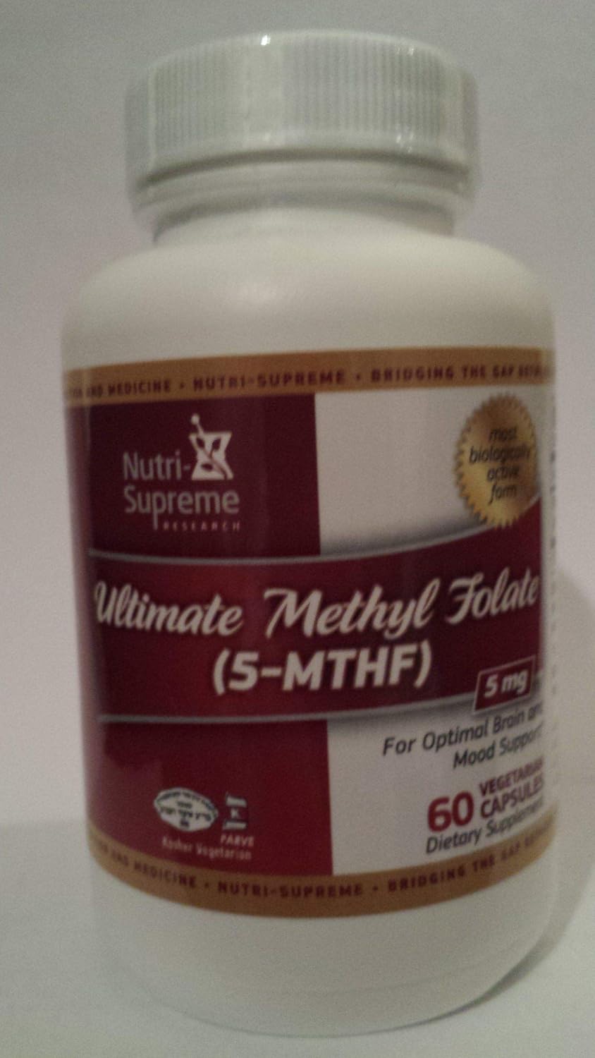Nutri Supreme (5-MTHF) 5mg 60 Cápsulas - Metilfolato Activo