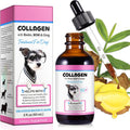 Colágeno Líquido para Perros con Biotina, MSM y Jengibre | Suplemento para Articulaciones, Piel y Digestión 60ml