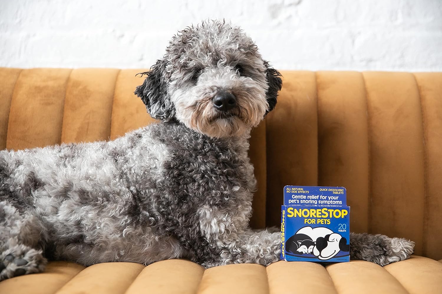 SnoreStop para Mascotas - 20 Comprimidos Masticables - Solución Natural Antirronquidos