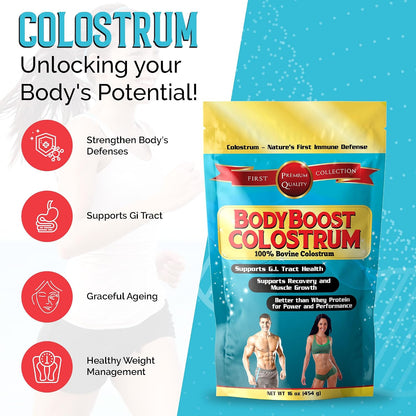 BodyBoost Colostrum Whole - Calostro Bovino 100% Puro, 2x454g – Image 4