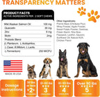 Grateful Pawz Omega 3 para Perros - Mordeduras de Aceite de Pescado con EPA y DHA
