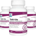 Quality Choice Multi-Vite Mujeres – Multivitamínico para Mujeres Menores de 50 Años (3 Paquetes de 120 Comprimidos)